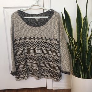Ecotè Tribal Print Sweater